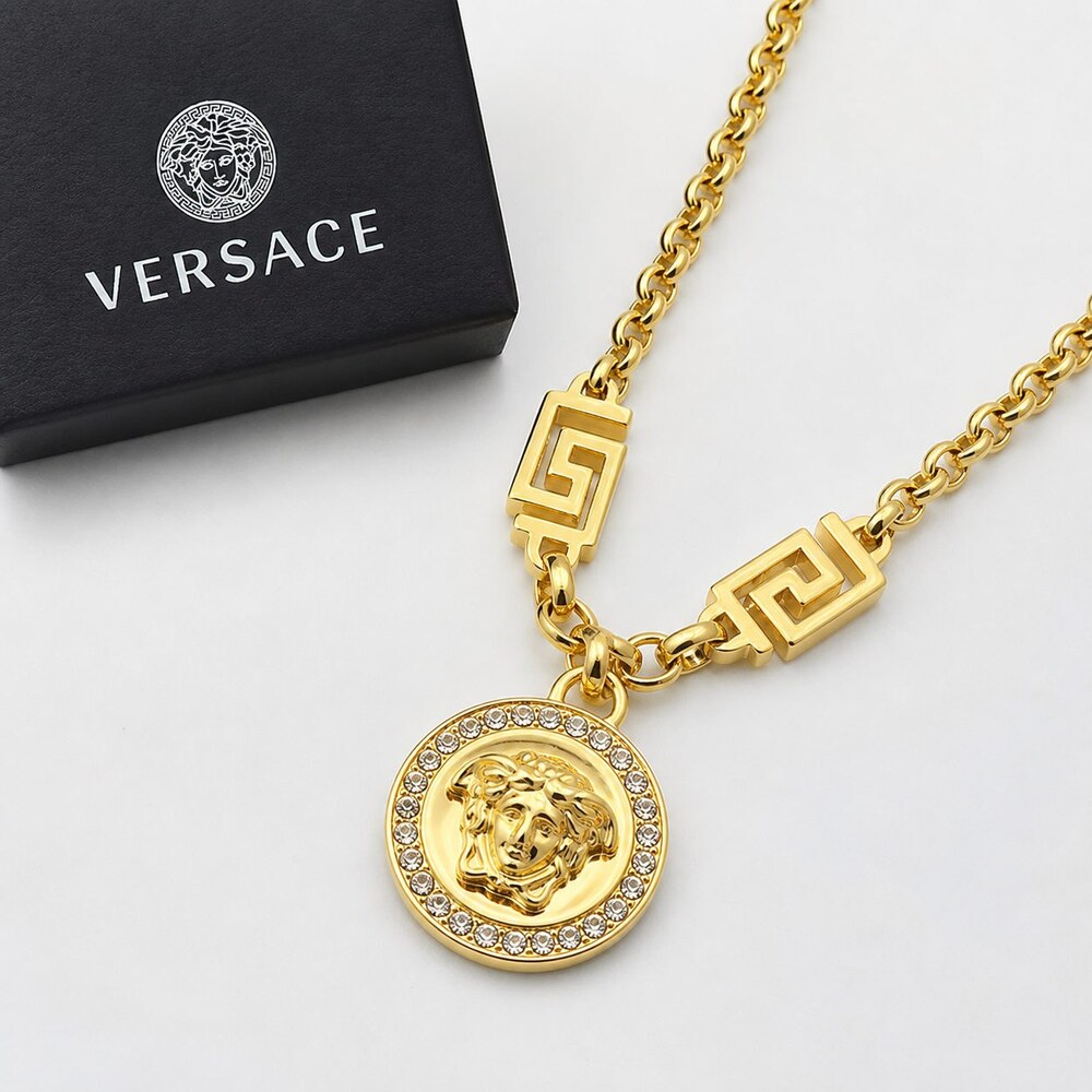 Versace Bold Statement Necklace Style 5 | New with Box - Picture 3 of 9